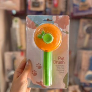 شانه سگ و گربه مخزن دار طرح گل