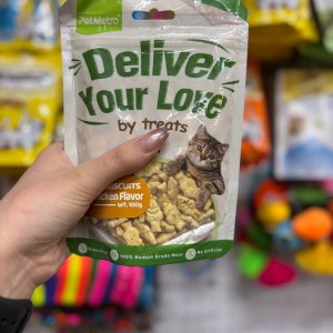 تشویقی بیسکوئیتی پت مترو گربه با طعم مرغ