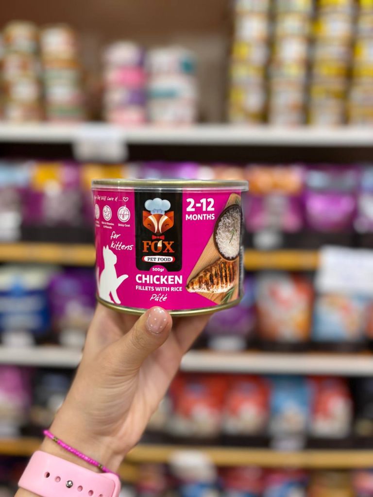 کنسرو کیتن فاکس با طعم مرغ و گوشت ۵۰۰ گرم