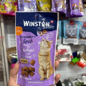 تشویقی گربه بالشتی وینستون با طعم گوشت پرندگان